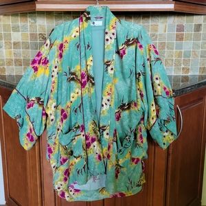 Anthropologie Loved Floreat Kimono or Coverup